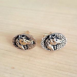Vintage Horse Head Cufflinks